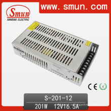 201W sola fuente de alimentación de conmutación de salida 215 * 115 * 50mm 12V / 15V / 24V / 48V